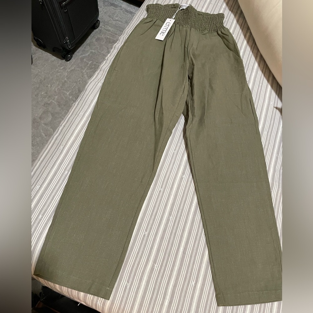 Linen Maternity Pants